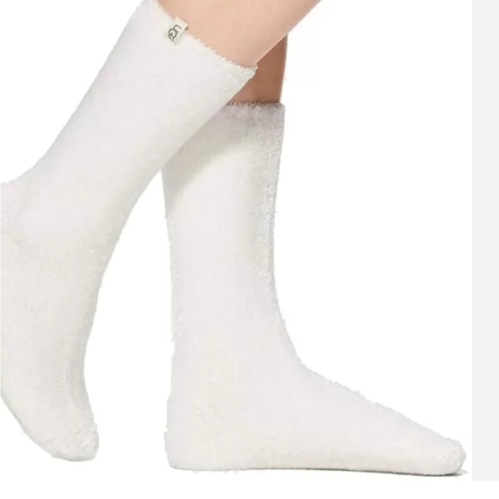 UGG Leda Cozy Socks- White